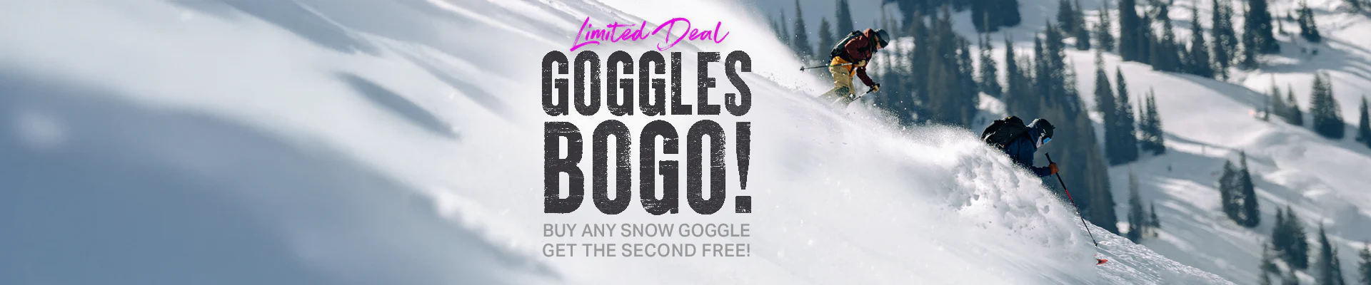 Mid-season Goggle BOGO Sale