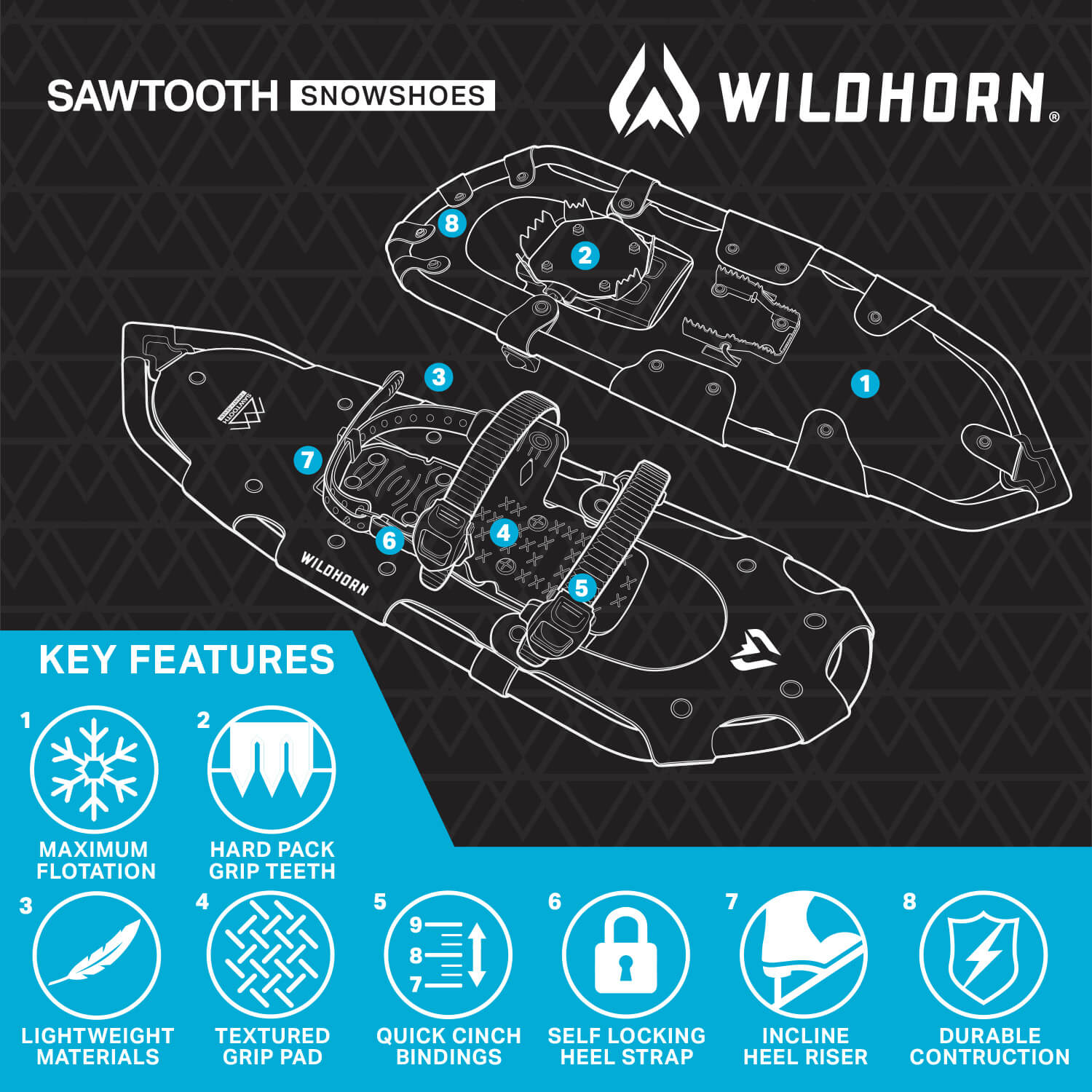 Sawtooth Snowshoes OPEN BOX – Wildhorn Outfitters