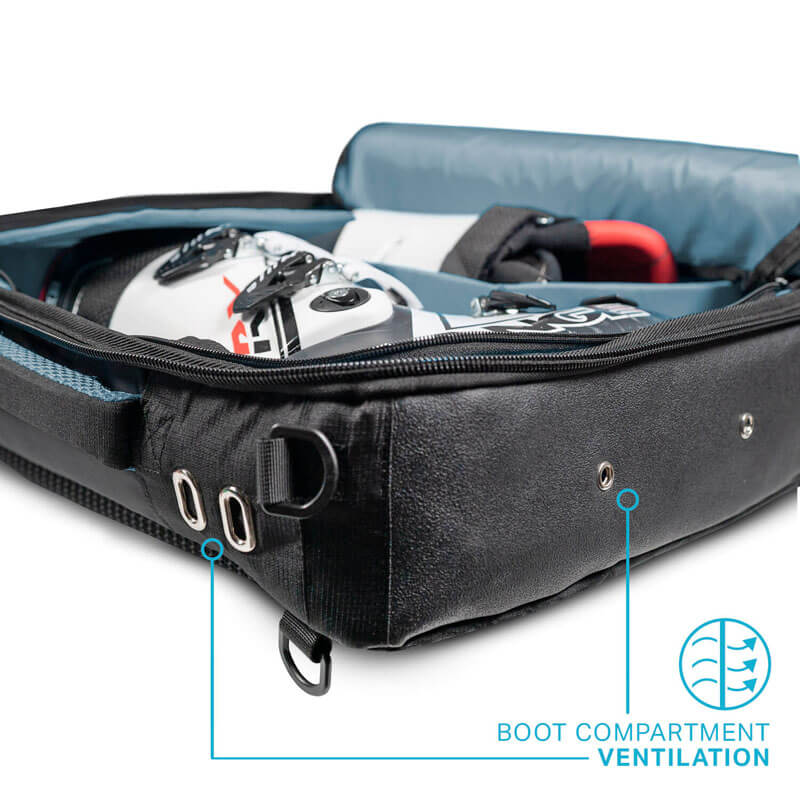 Ski luggage with hot sale boot compartment